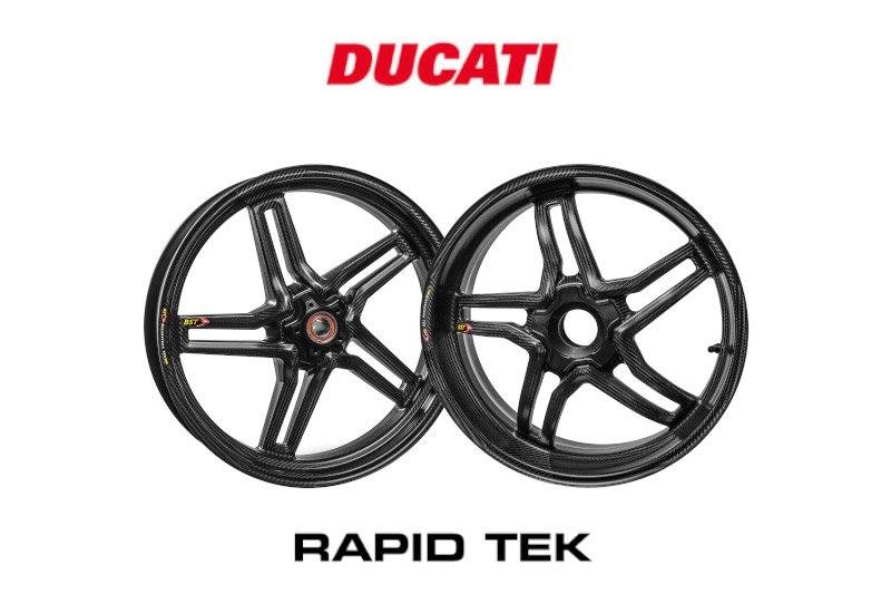 BST Rapid TEK Carbon Fibre Wheels – Ducati Panigale / Streetfighter