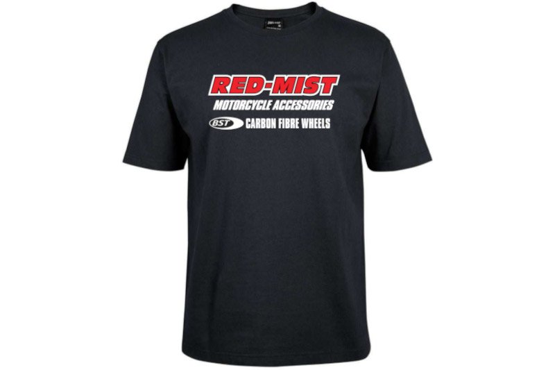 RED-MIST / BST Logo Classic T Shirt Red/White Print