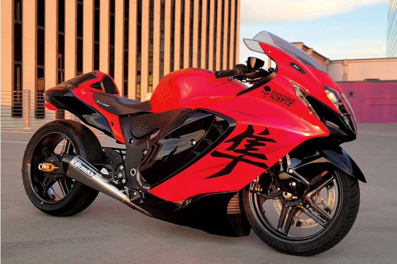 Brocks CT Megaphone Full System w/ 17" Muffler Suzuki Hayabusa (22-25)