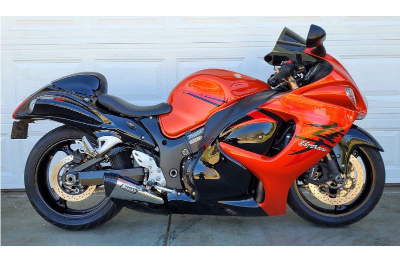 Brocks Penta-Carbon Full System 15" Muffler (Polished) Suzuki Hayabusa (99-25)