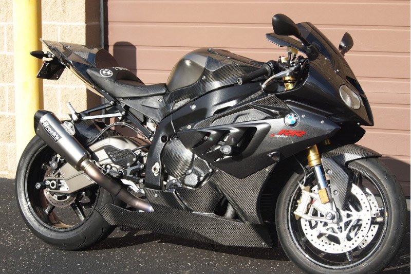 Brocks CT Single Full System w/ 16" QuietKore Muffler BMW S1000RR (10-14) and S1000R (14-16)