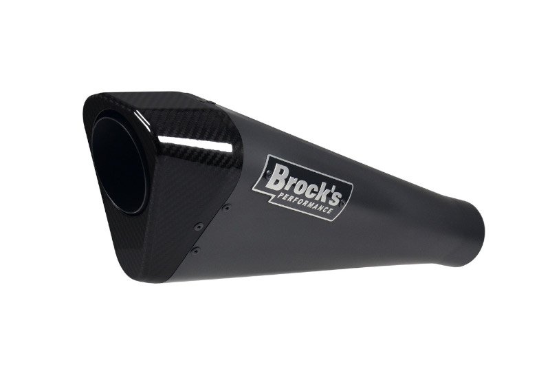 Brocks Penta-Carbon Full System 15" Muffler (Black) Z900 (17-24)