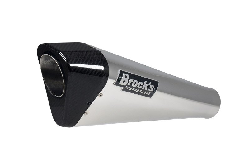 Brocks Penta-Carbon Full System 15" Muffler (Polished) ZX-10R (06-07)