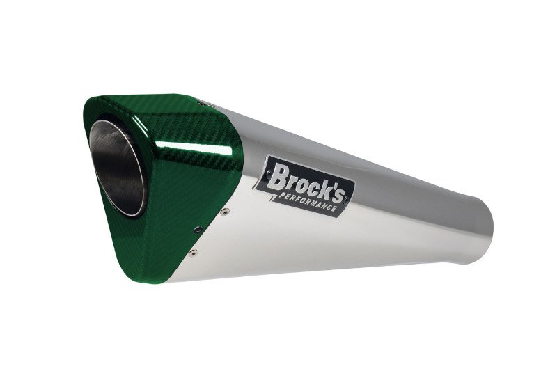 Brocks Penta-Carbon Full System 15" Muffler (Polished) Suzuki GSX-R1000 (09-16)