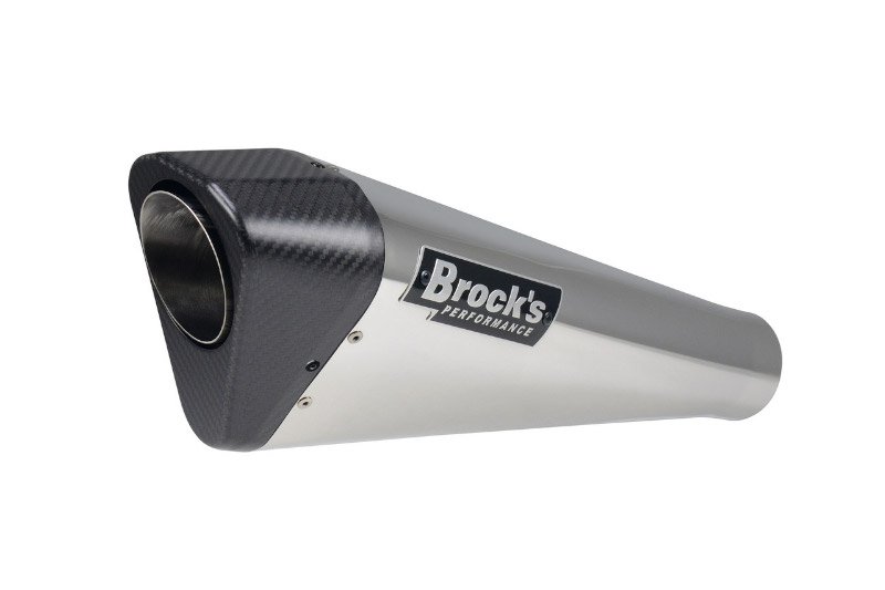 Brocks Penta-Carbon Full System 15" Muffler (Polished) BMW S1000RR (20-25)