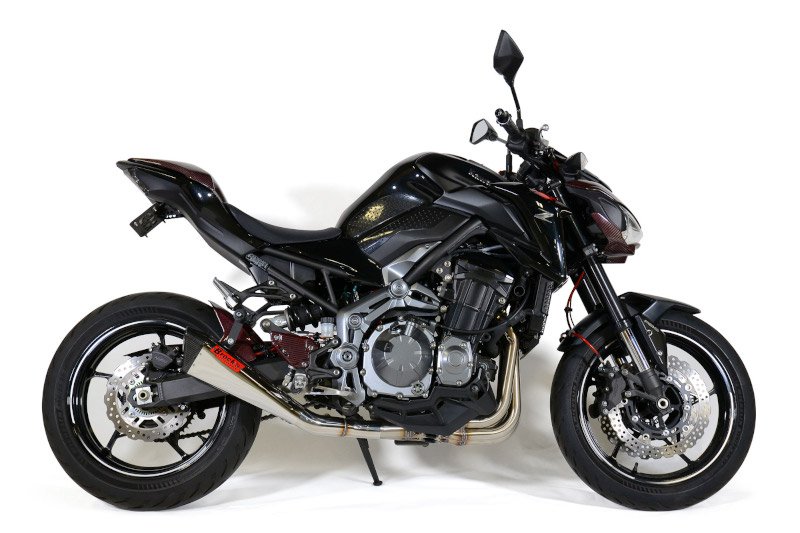 Brocks Penta-Carbon Full System 15" Muffler (Polished) Z900 (17-24)