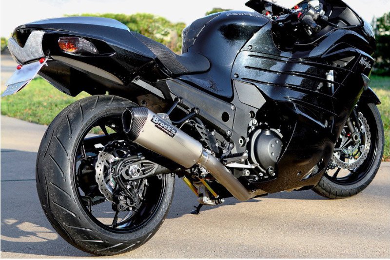 CT Single Full System w/ 16" Muffler Kawasaki ZX-14/R (06-25)